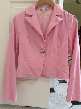 💖 Vintage 90s/Y2K Funkadelic Pink Corduroy Blazer 💖